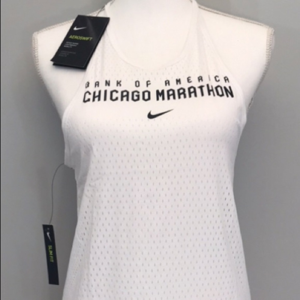 Nike Women’s BofA Chicago Marathon Tank SZ S NWT